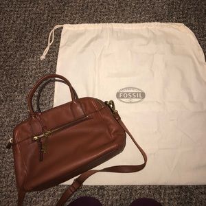 Fossil Leather Handbag